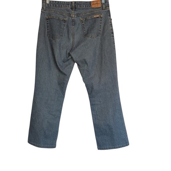 Vintage Levis Signature‎ Sz 12 Mid Rise Bootcut Jeans Classic Workwear Western - Picture 2 of 9